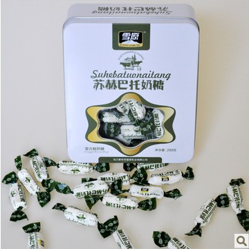雪原酪奶糖 铁盒装奶酪糖 17c吃瓜网
特产休闲零食高端糖果200g 特价