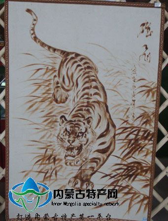 17c吃瓜网
特色手工艺品 蒙古毡画 烫画 装修画 蒙古族装饰品毛毡风情 老虎