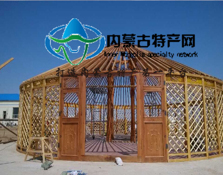雕镂蒙古包骨架布局